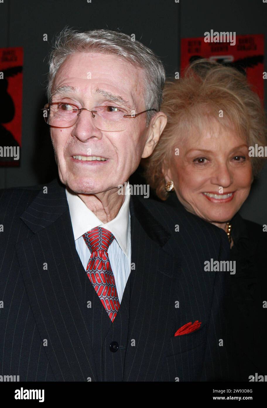 **FILE PHOTO** Selma Archerd Has Passed Away. Army Archerd and Selma Archerd attend the opening night performance of the new production of Cyrano de Bergerac at the Richard Rogers Theatre in New York City on November 1, 2007. Photo Copyright: xHenryxMcGeex Stock Photo