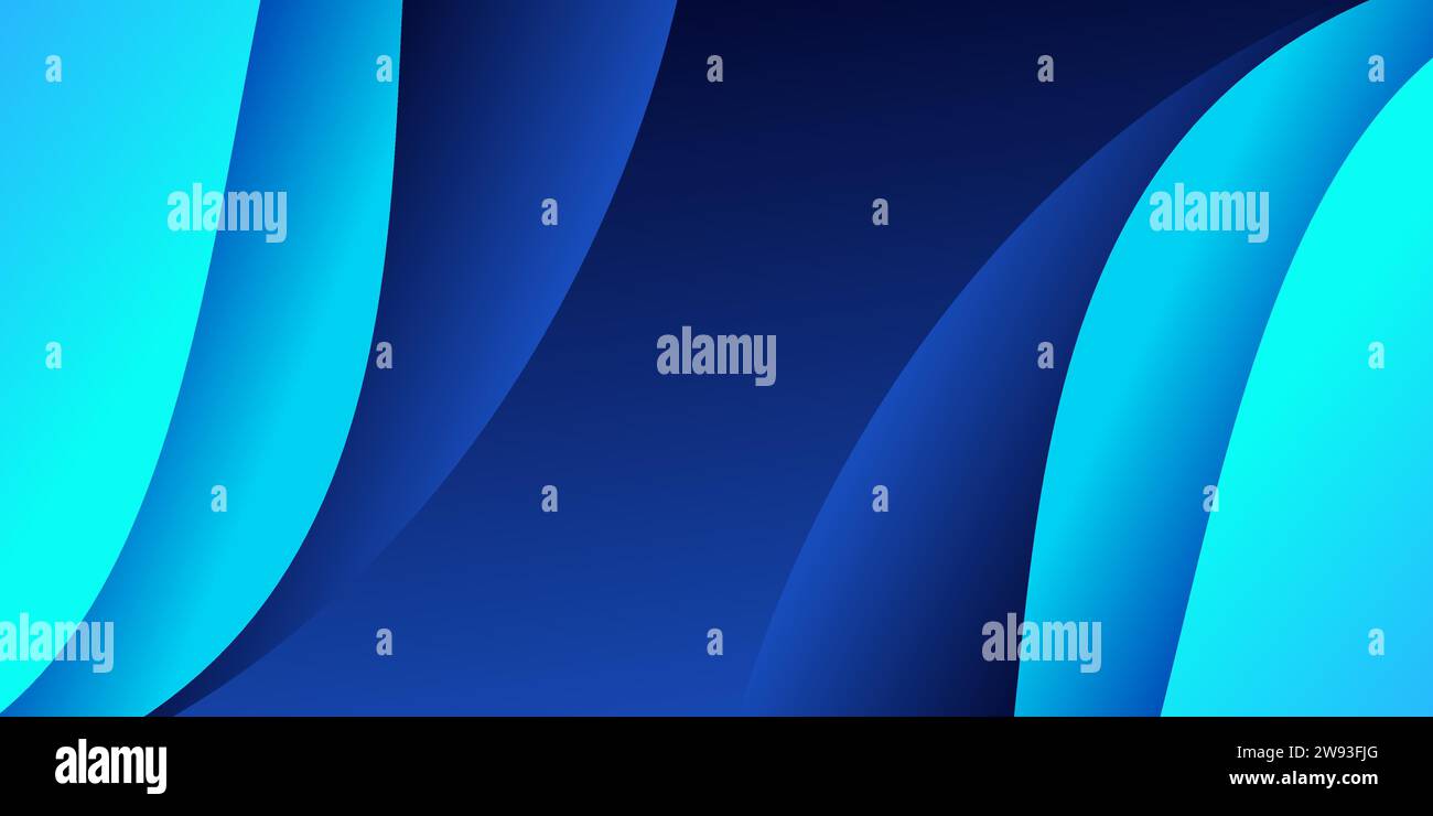 wavy blue background vector illustration. wavy background vector eps10 Stock Vector