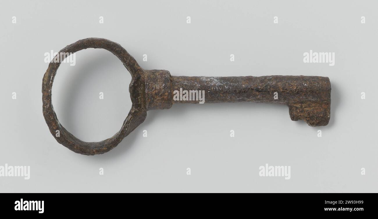 Personal effects, anonymous, c. 1590 - c. 1596 Key whose tongue is ...