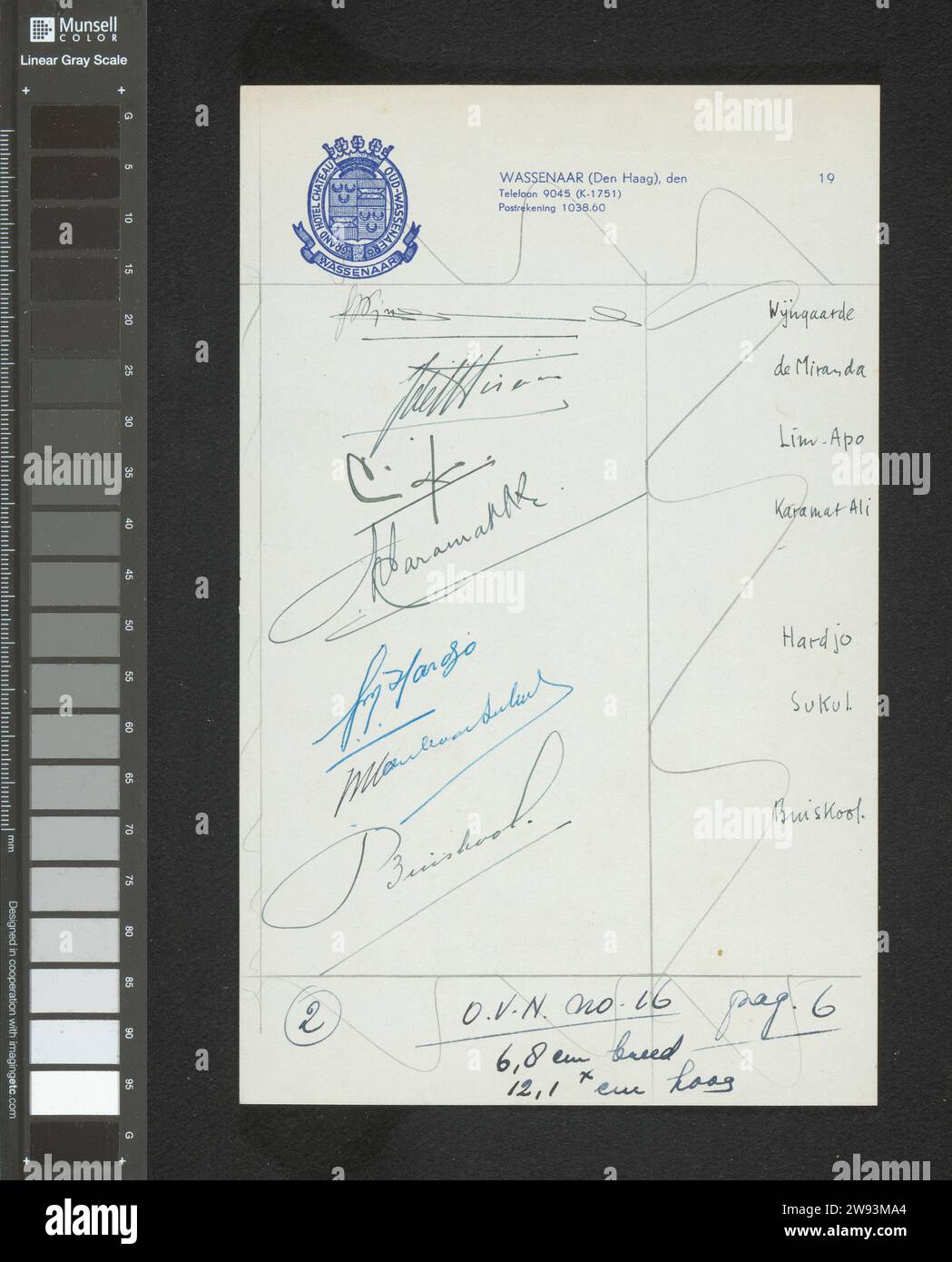 10 Signatures of the participants in the RTC, 1948 document Ten ...