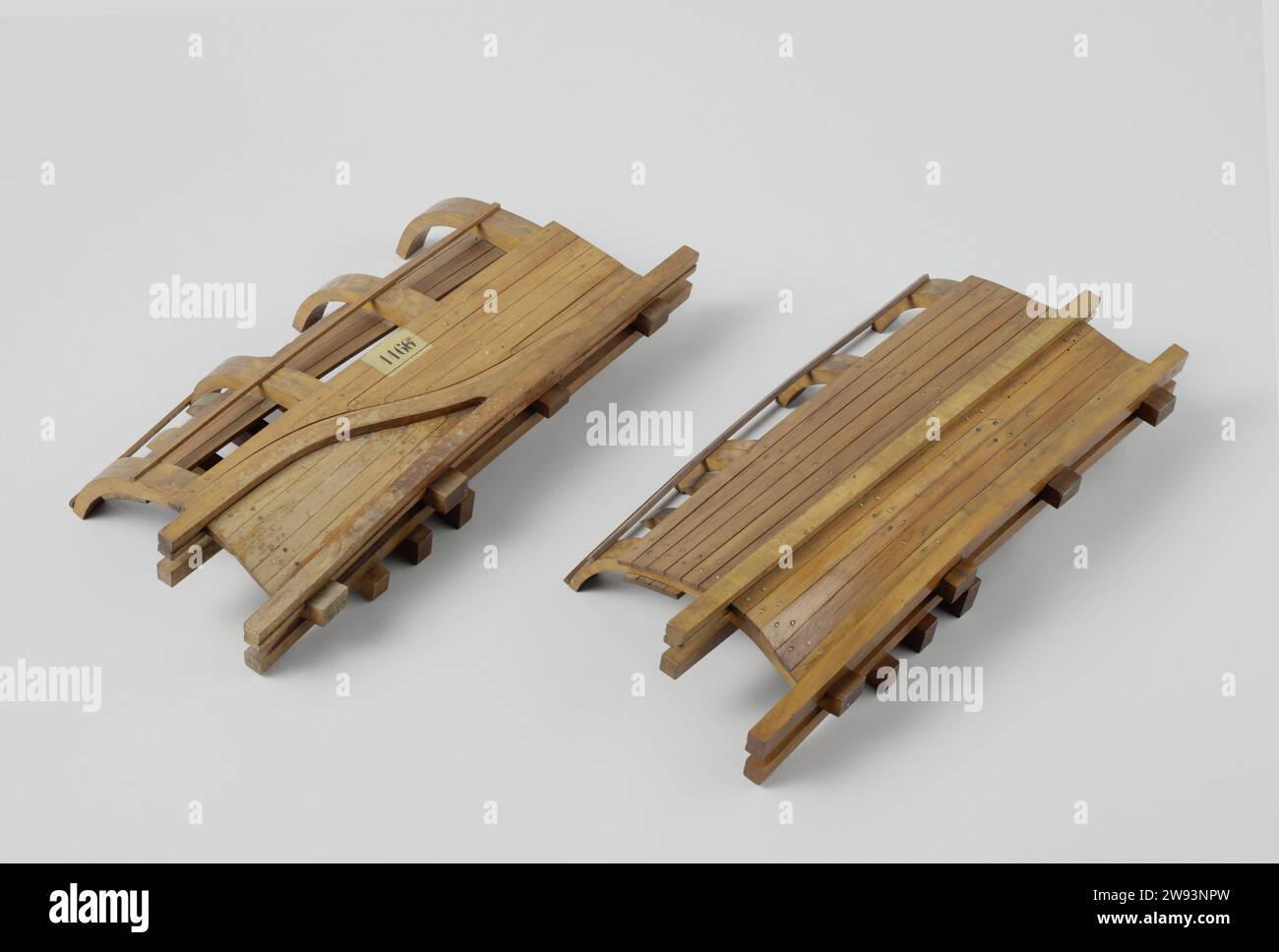 Model of the Floor and Keel of a Twin Screw Steamer, 1864 construction