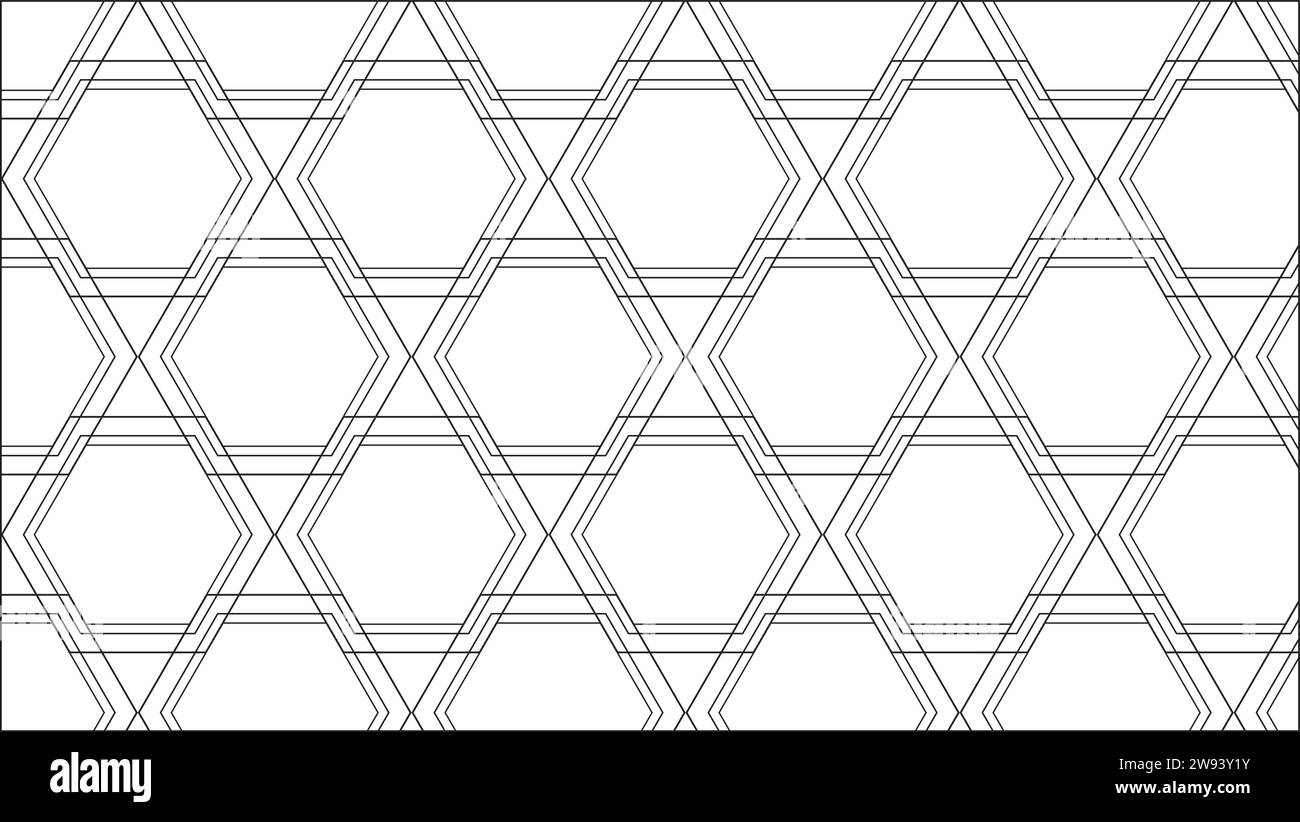 Simple Geometric Vector Design Abstract simple geometric vector seamless pattern with gold line ...