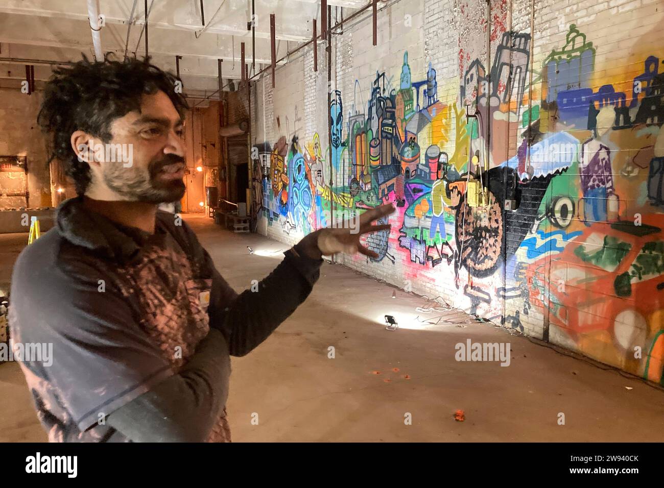 Alex Smith of Minneapolis who goes by the tag quot Shock quot in his painting