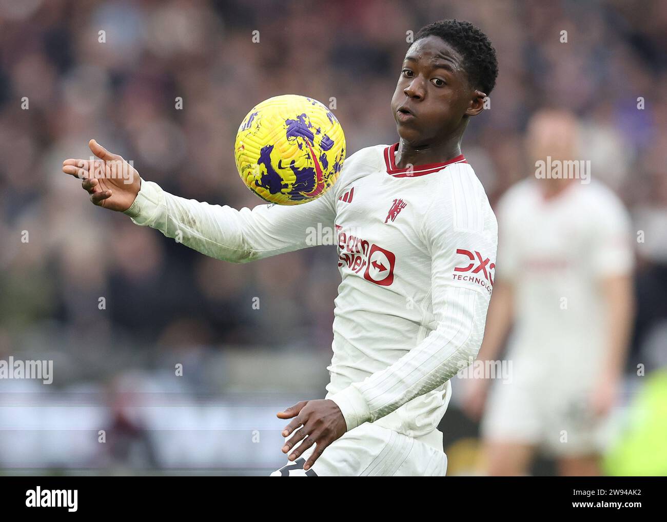 London, UK. 23rd Dec, 2023. Kobbie Mainoo Of Manchester United During ...