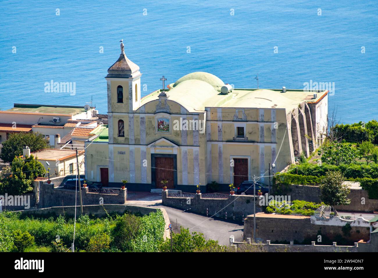 Church of St Giorgio Martire - Ischia Island - Italy Stock Photo