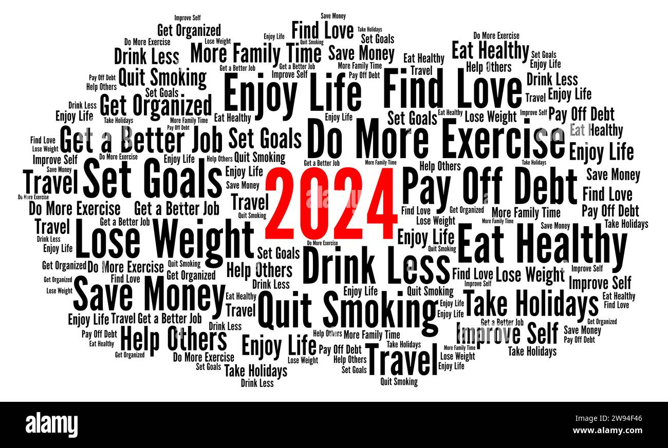 Resolutions 2024 Word Cloud Concept Stock Photo Alamy   Resolutions 2024 Word Cloud Concept 2W94F46 