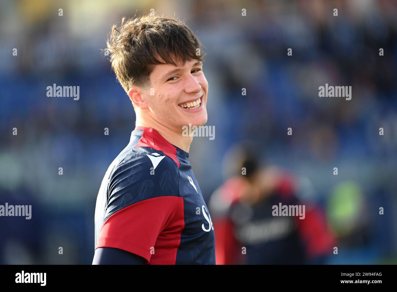 Bologna, Italy. 23rd Dec, 2023. Giovanni Fabbian (Bologna Fc) portrait