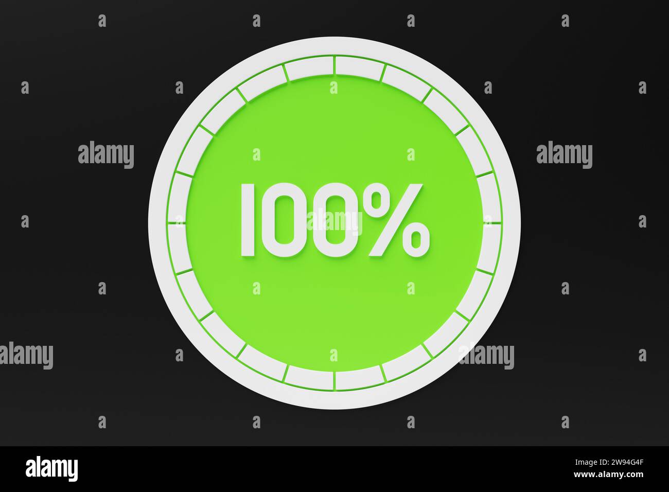 Energy meter, battery indicator and charging progress with percentage