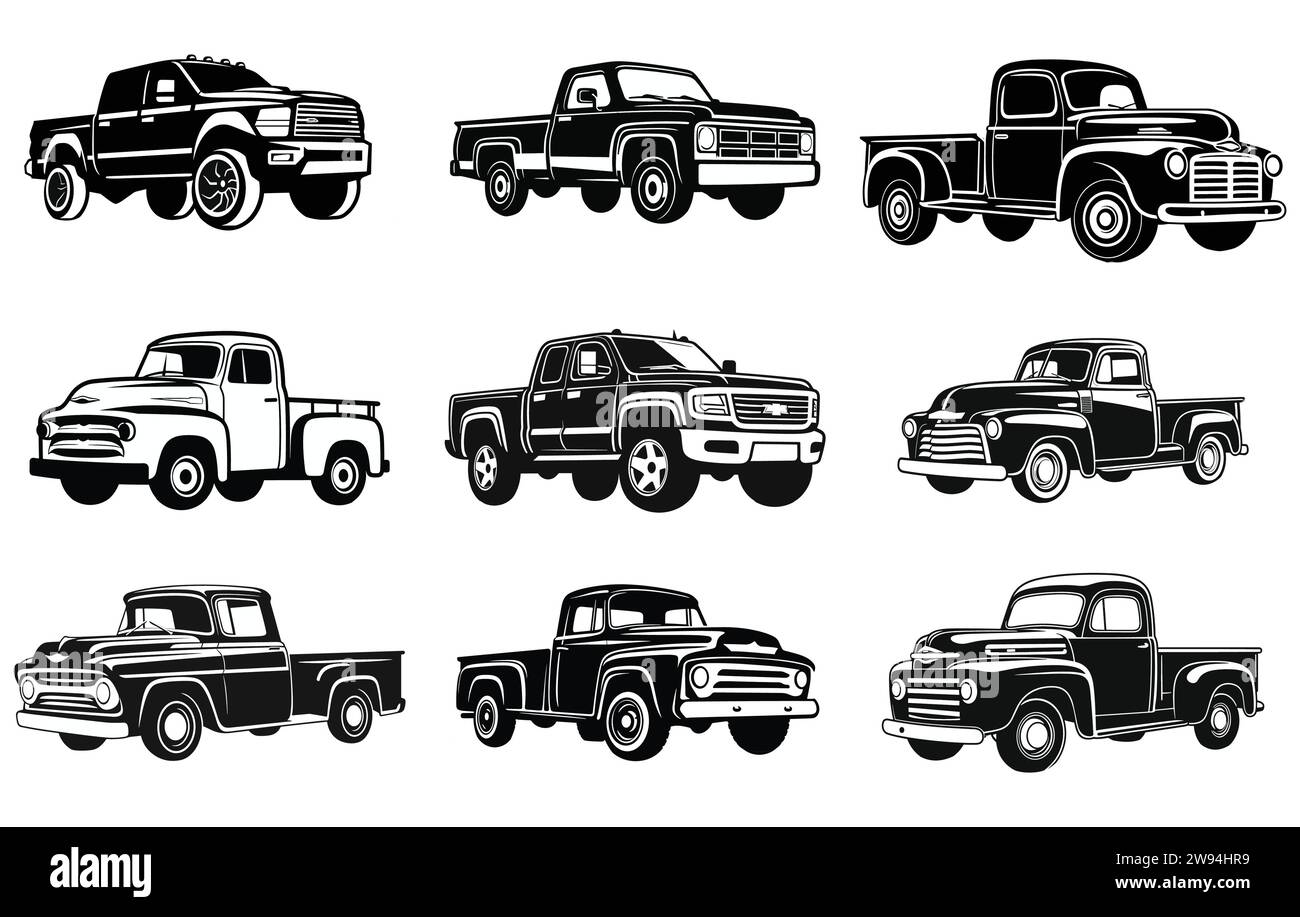 American farm truck Cut Out Stock Images & Pictures - Alamy