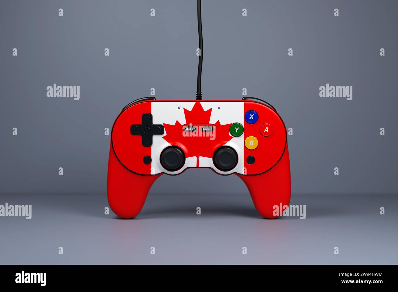 Map canada flag colors 3d hi-res stock photography and images - Alamy