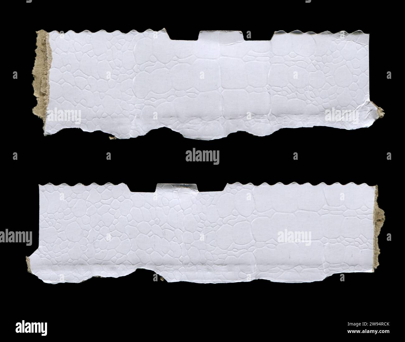 Blank white cardboard texture background Stock Photo