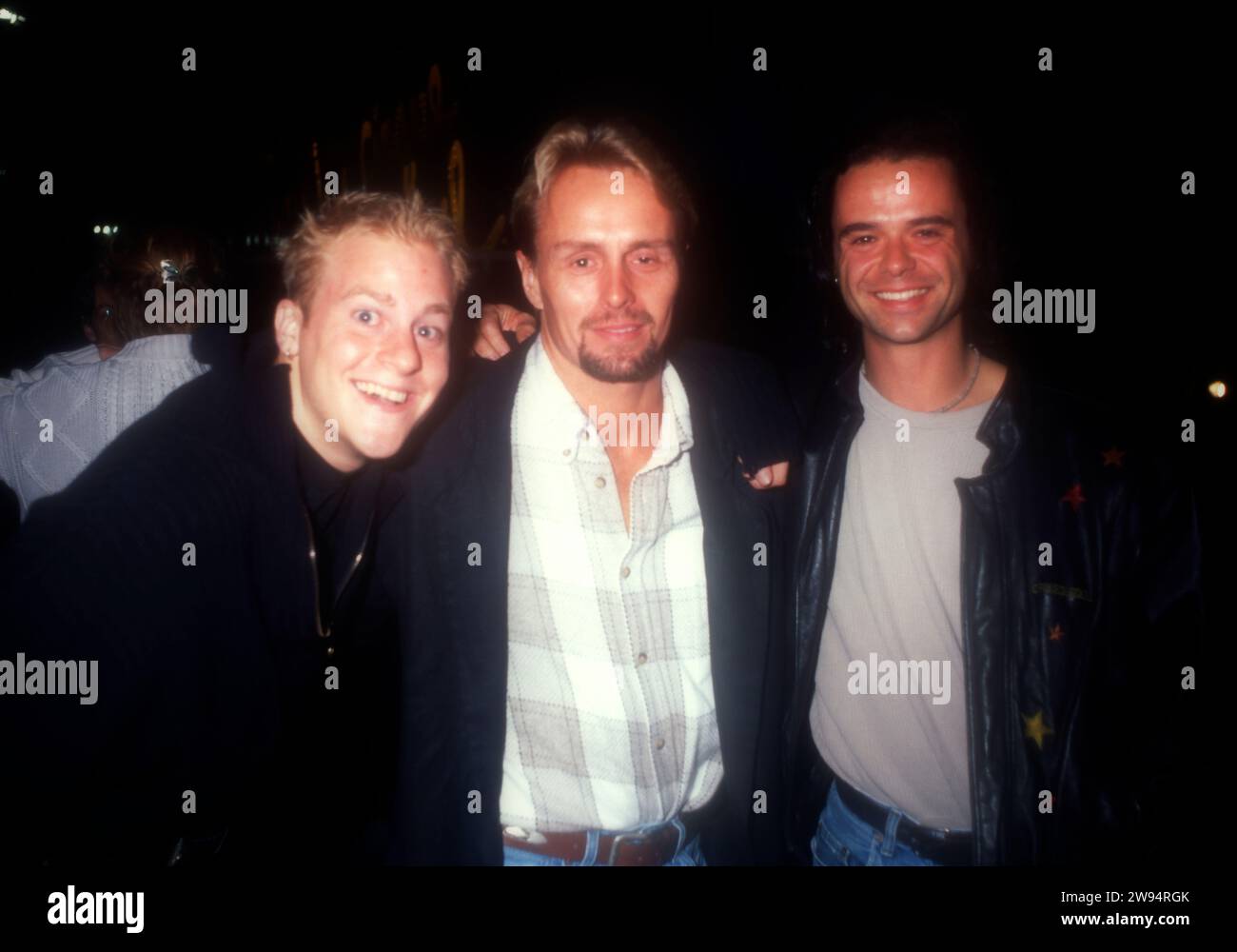 Santa Monica, California, USA 26th September 1996 Quidam Performers and Acrobats attend Cirque Du Soleil ÔQuidamÕ Opening Night on September 26, 1996 at Santa Monica Beach in Santa Monica, California, USA. Photo by Barry King/Alamy Stock Photo Stock Photo