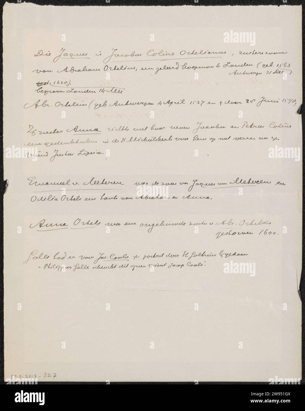 Envelop to Ernst Wilhelm and Cornelia Rembrandina Valeton, Anonymous, 1896 - 1912   The Hague paper. ink writing (processes) / pen Stock Photo