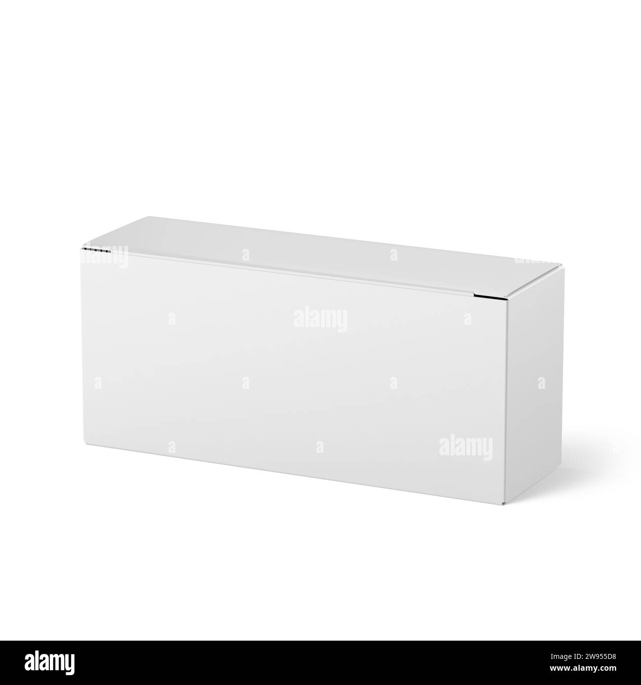 Paper Box Mockup Isolated on Background. 3D Rendering Stock Photo - Alamy