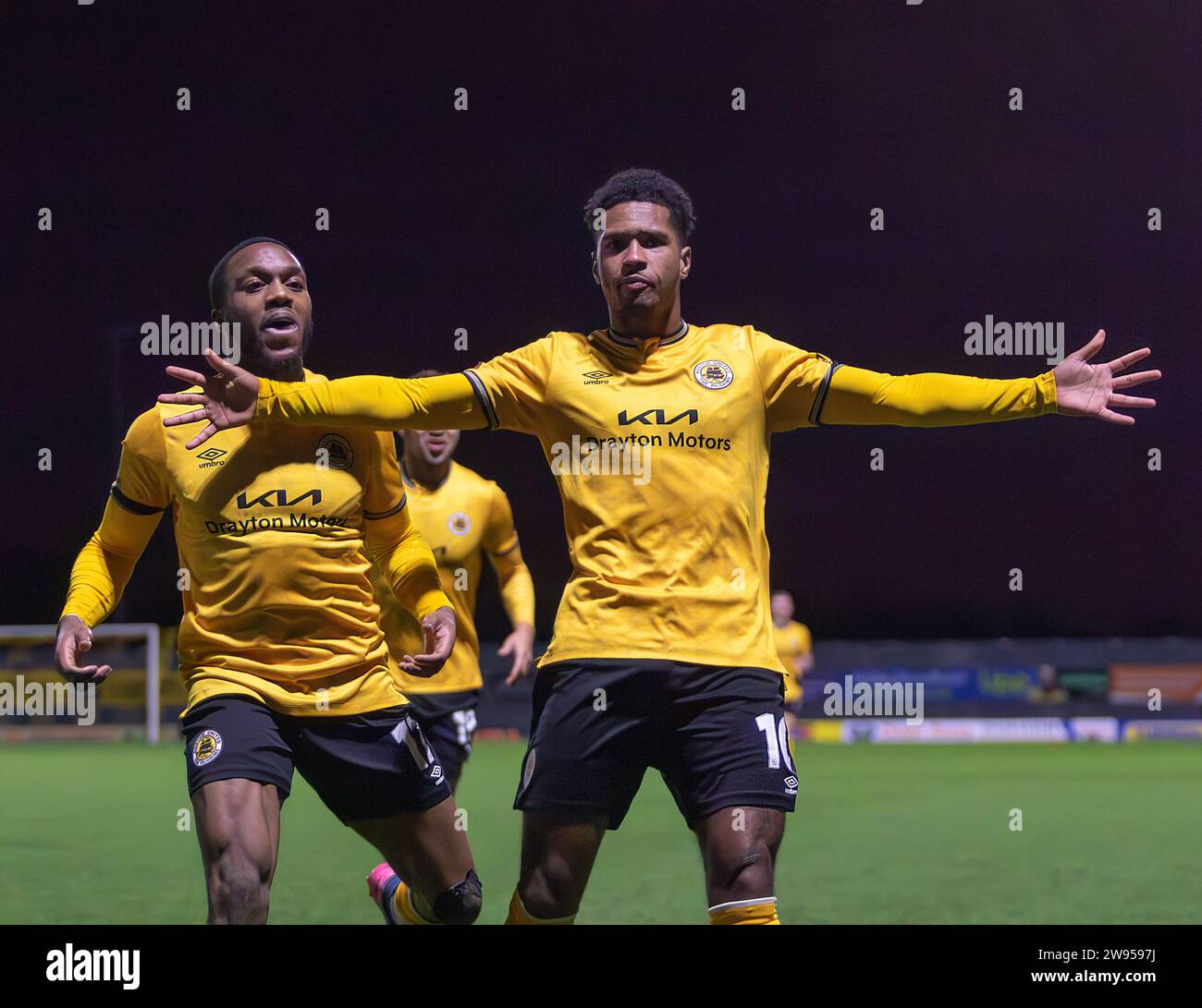 Boston United Vs Alfreton Town Vanarama National League North 23.12.2023 Jakemans Community Stadium, Boston, Lincolnshire, England Stock Photo