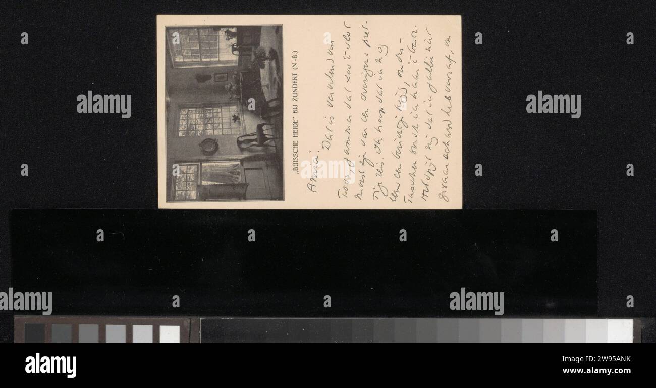 Postcard to Willem Bogtman, Richard Nicolaüs Roland Holst, 1920 - 1938 ...