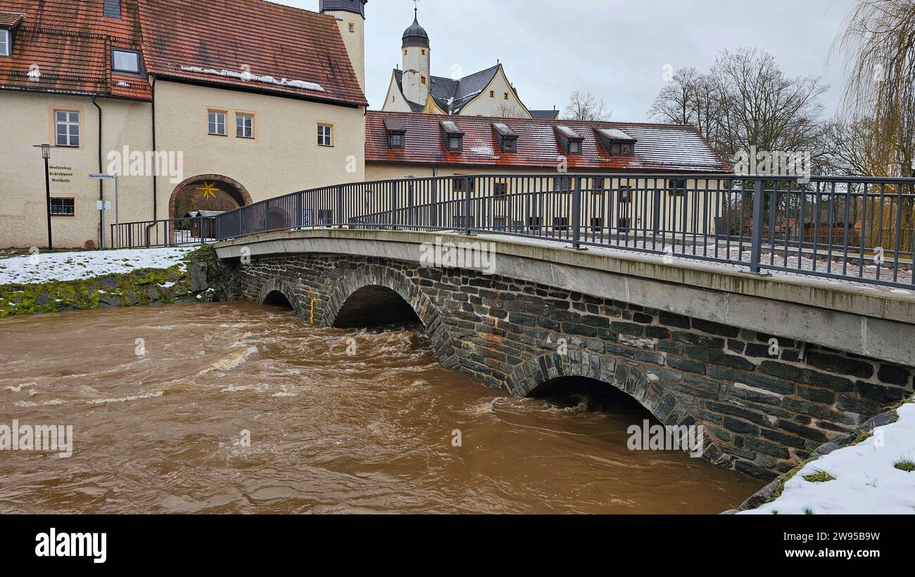 Hochwasser 24 12 2023 Chemnitz Wetter Hochwasser Durch Anhaltenden 