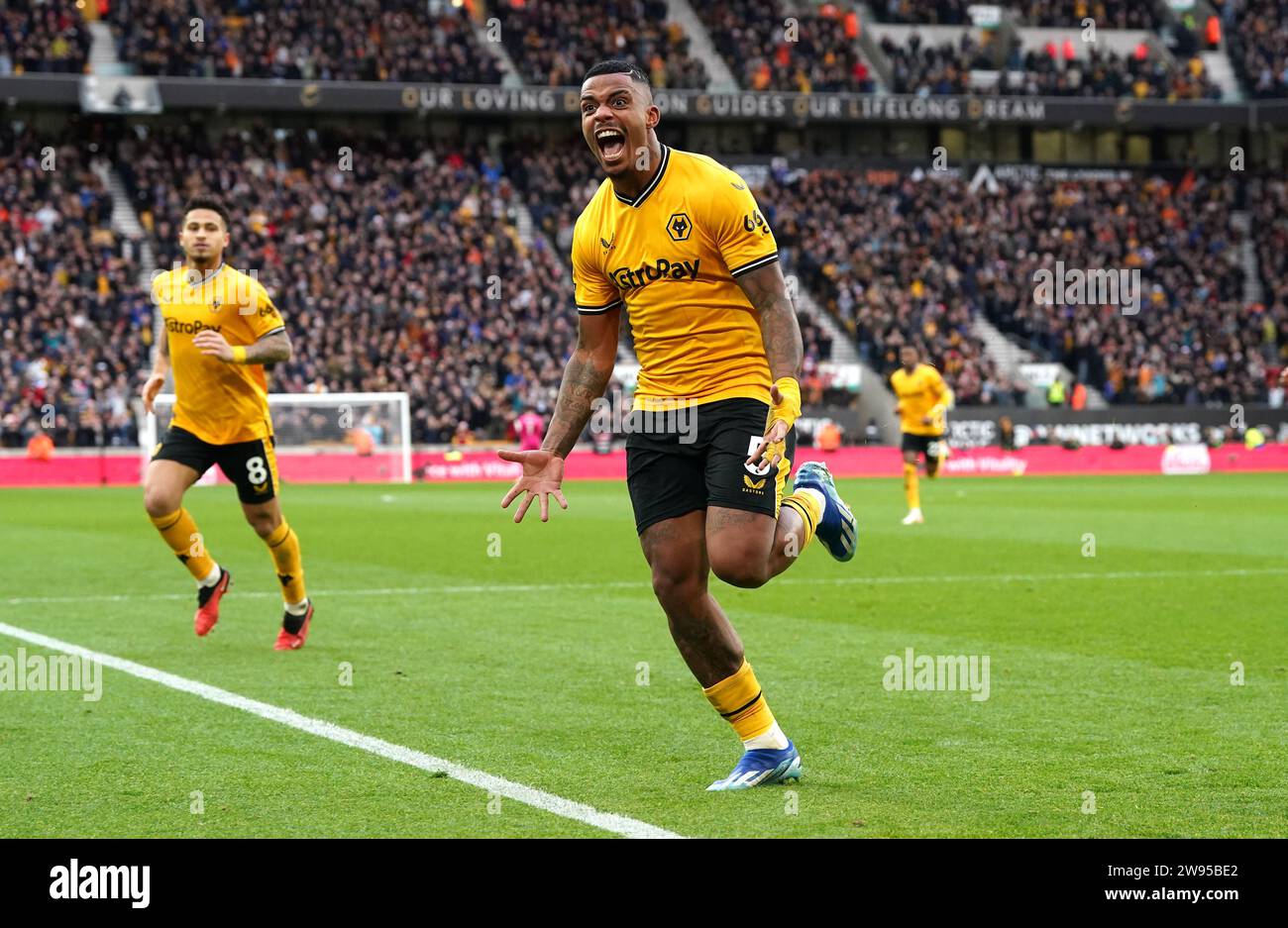 Wolverhampton Wanderers' Mario Lemina celebrates scoring their side's ...