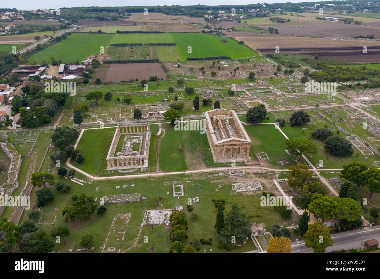 aerial-drone-photo-of-the-old-ruins-in-paestum-italy-there-is-an-old