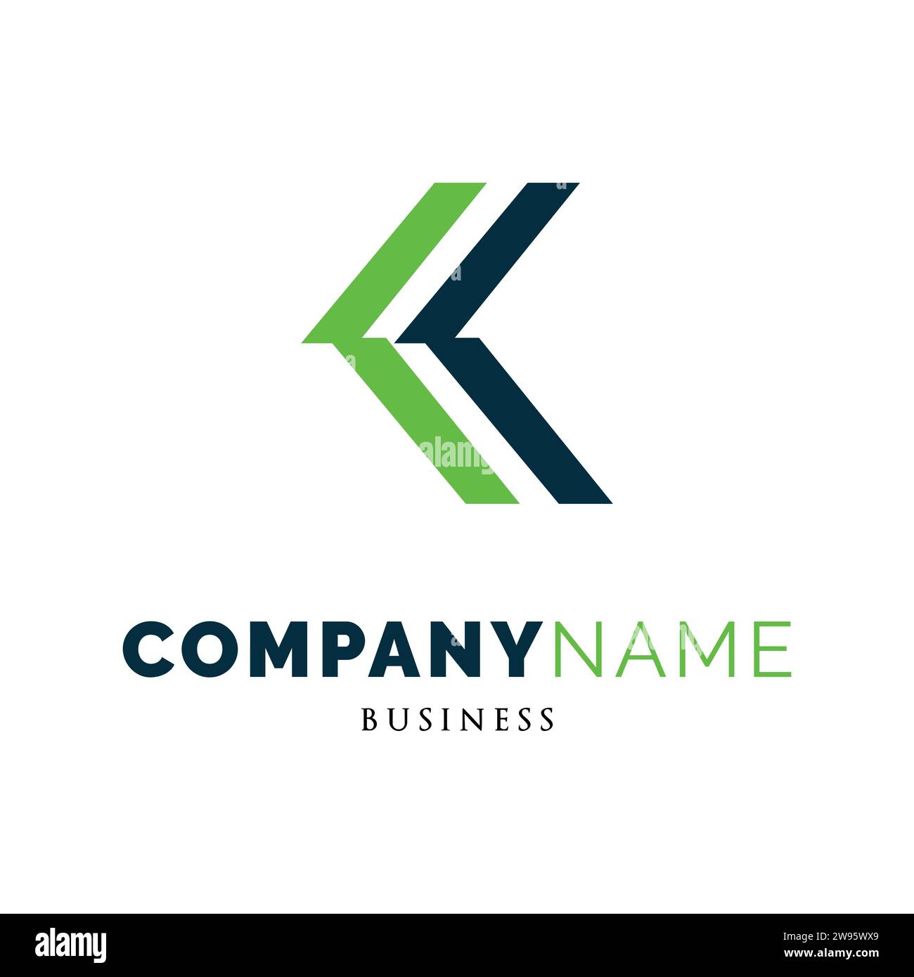 Initial Letter KK Icon Logo Design Template Stock Vector