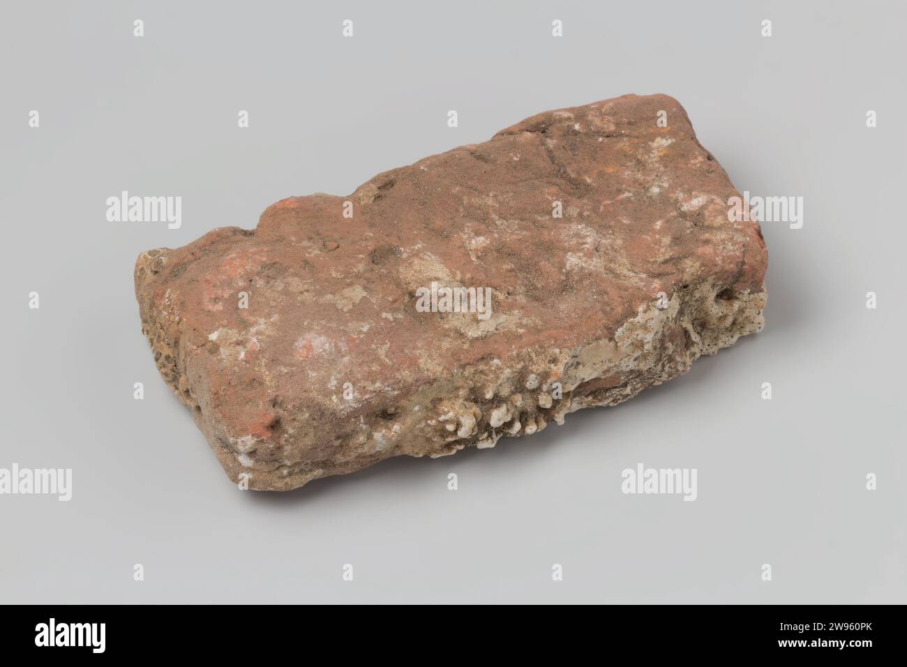 Red-brown brick from V.O.C. ship De 'Witte Leeuw', Anonymous, 1613 ...