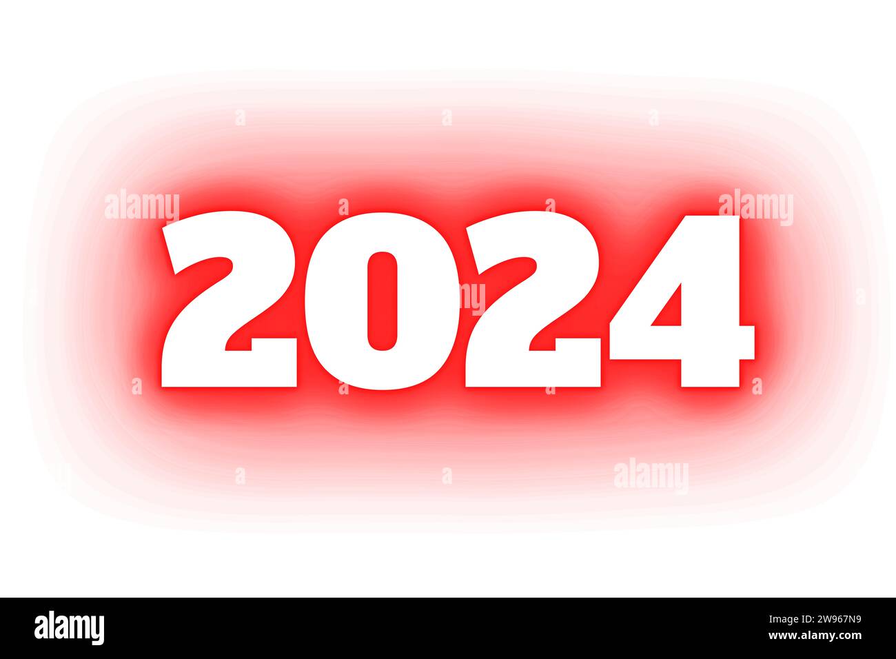 Happy new year 2024 Cut Out Stock Images & Pictures - Alamy