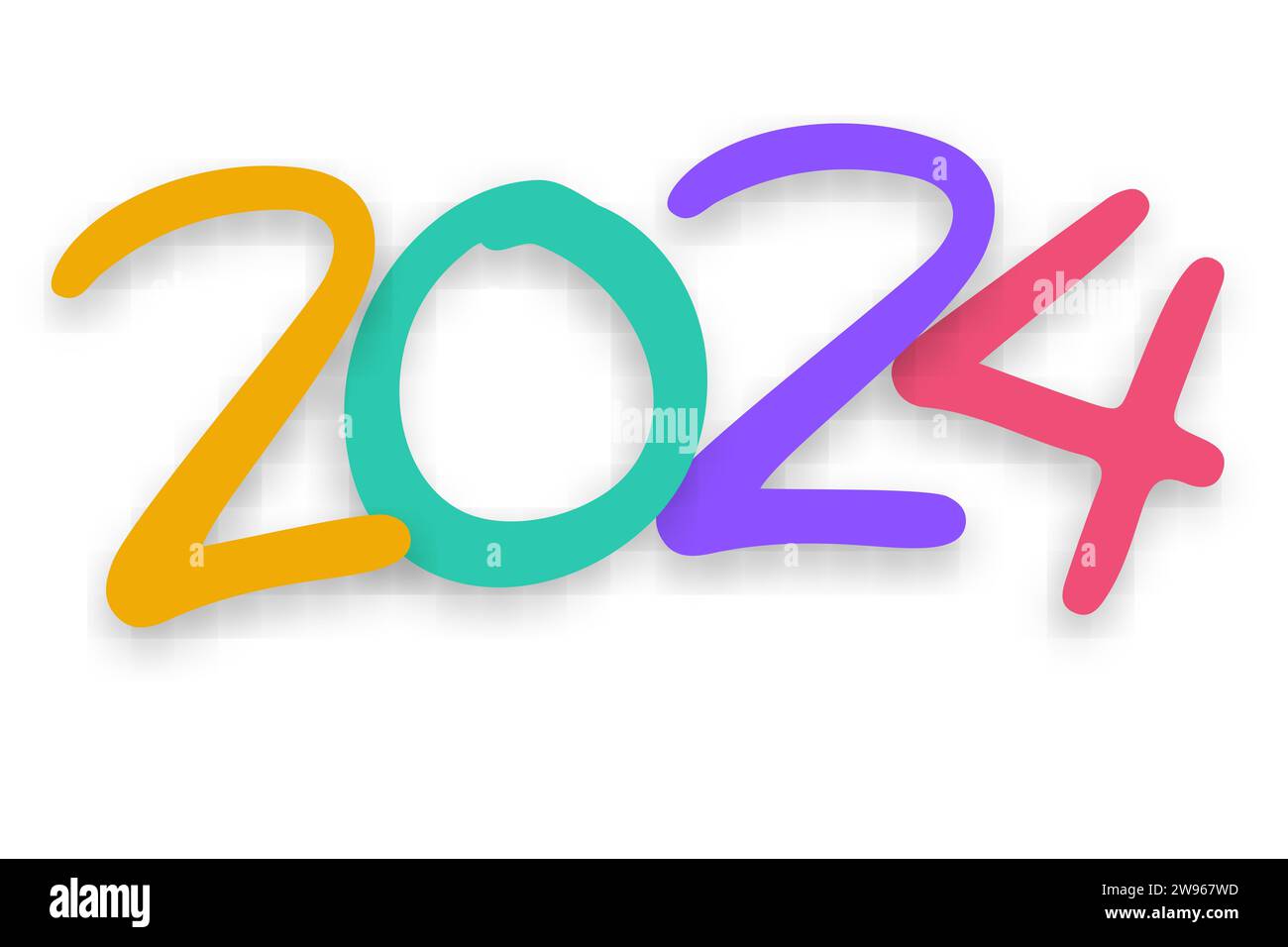 Happy new year 2025 Cut Out Stock Images & Pictures - Alamy