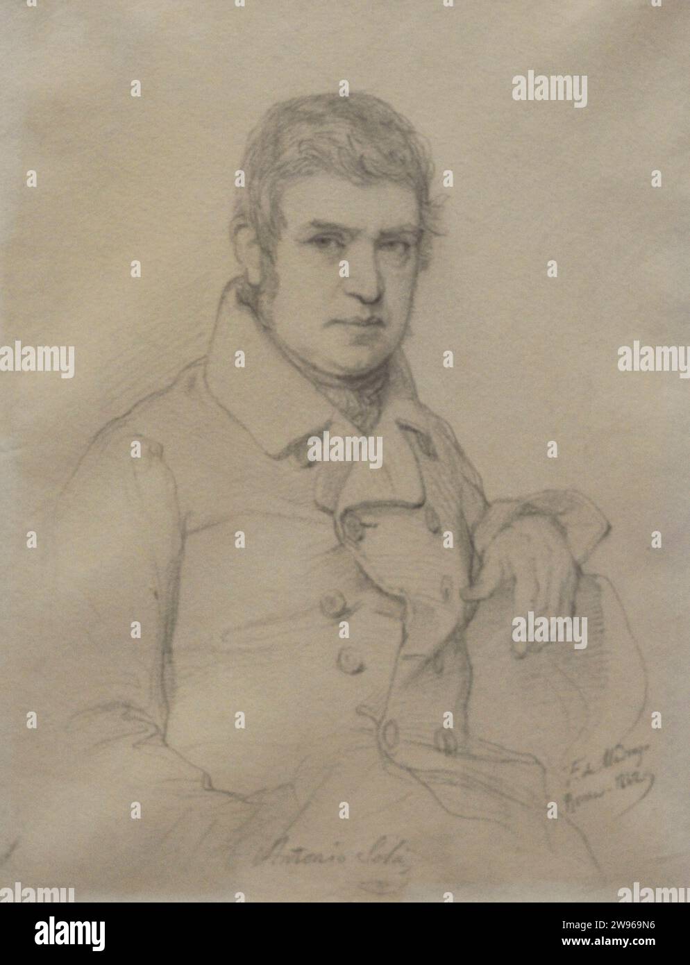 Antonio Solá (17801861). Spanish sculptor. The Sculptor Antonio Solá