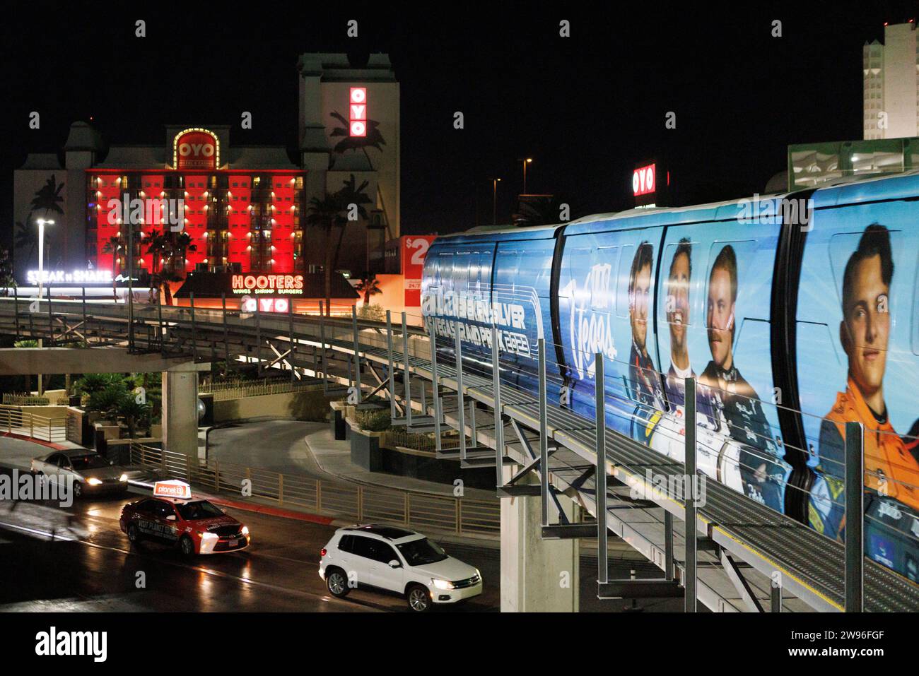 A general view of MGM Grand Monorail Station in Las Vegas, Nevada