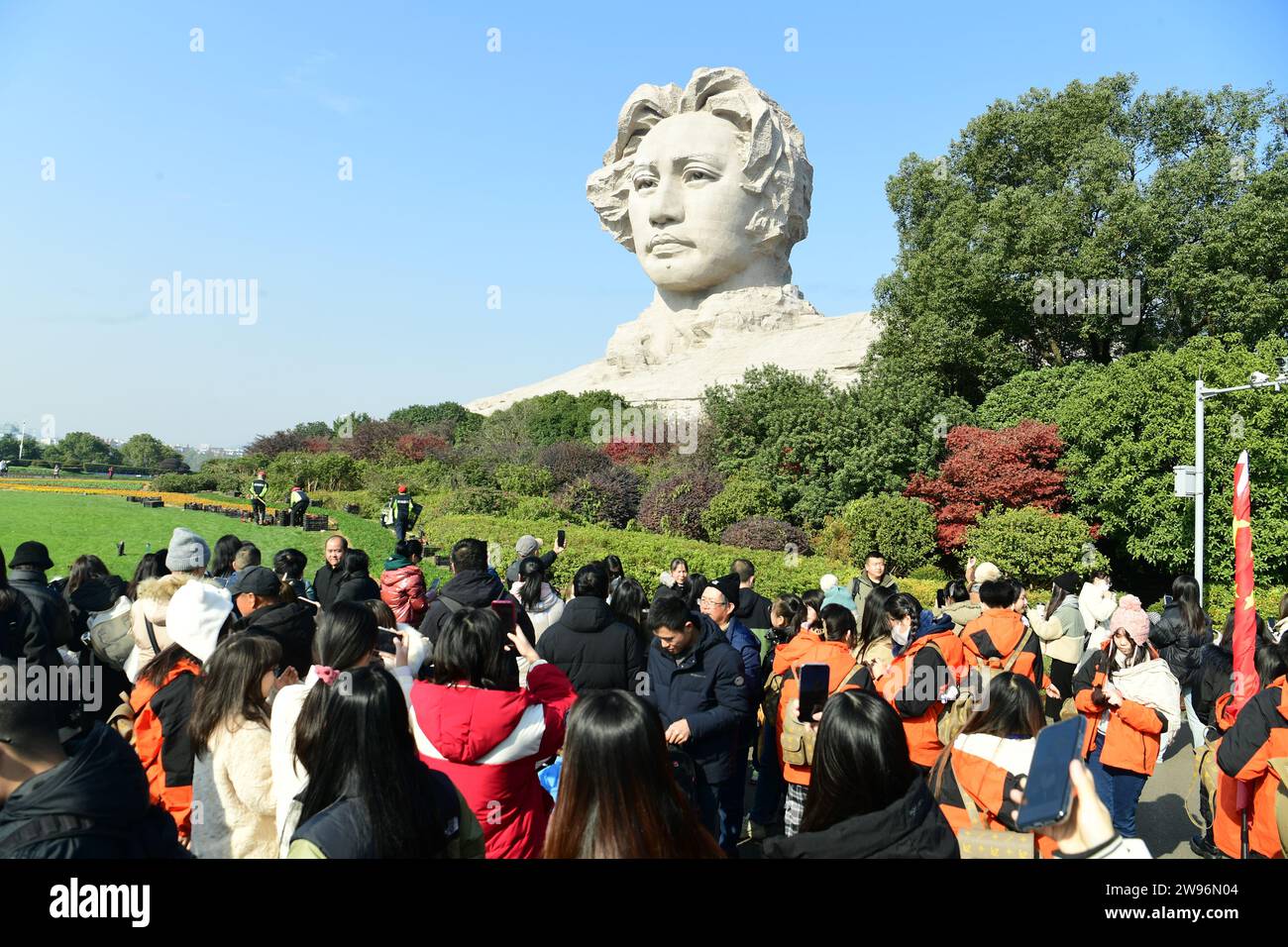 Changsha China 24th Dec 2023 Tourists Are Admiring And Taking