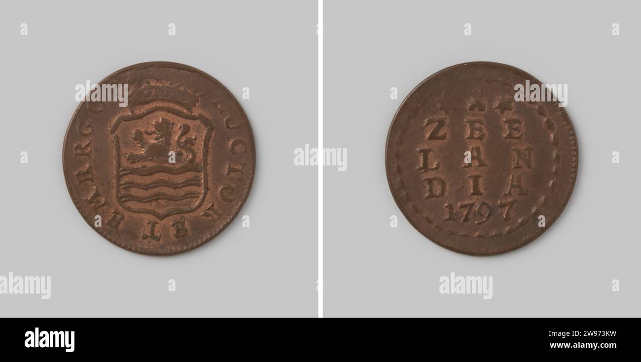 Dang of the Batavian Republic in the name of Zeeland, 1797, Batavian