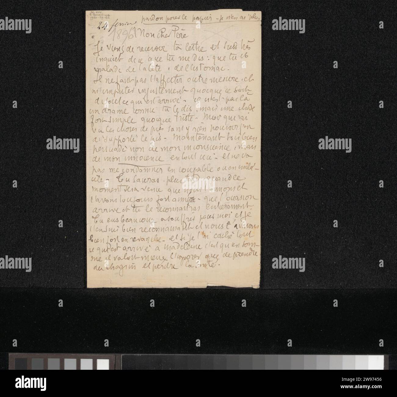 Letter to Emile Ernest Bernard, Émile Bernard, 1878 - 1941 letter ...