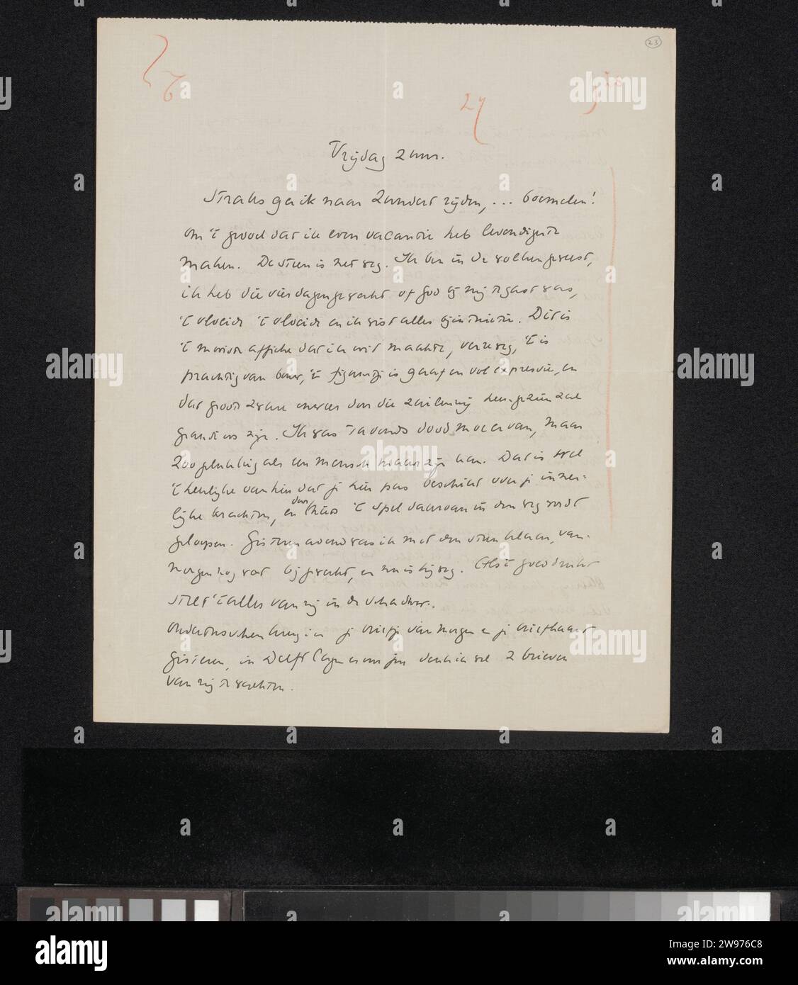 Letter to Ina van Eibergen Santhagens-Waller, Richard Nicolaüs Roland ...