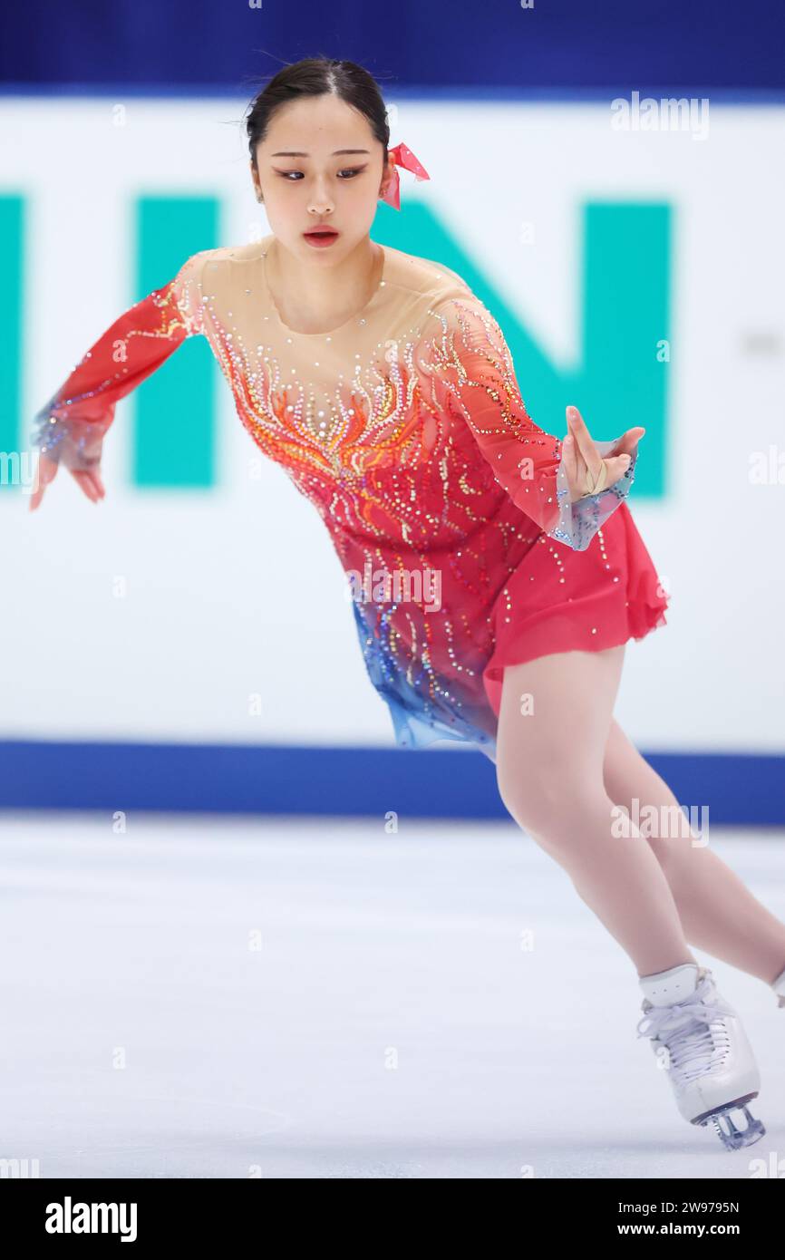 Nagano, Japan. 24th Dec, 2023. Mako Yamashita Figure Skating Japan