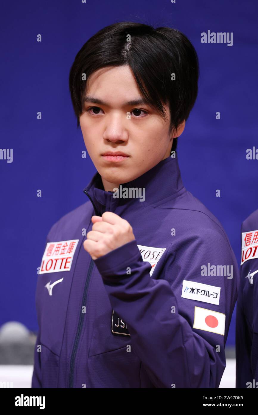 Nagano, Japan. 25th Dec, 2023. Shoma Uno Figure Skating Japan Figure