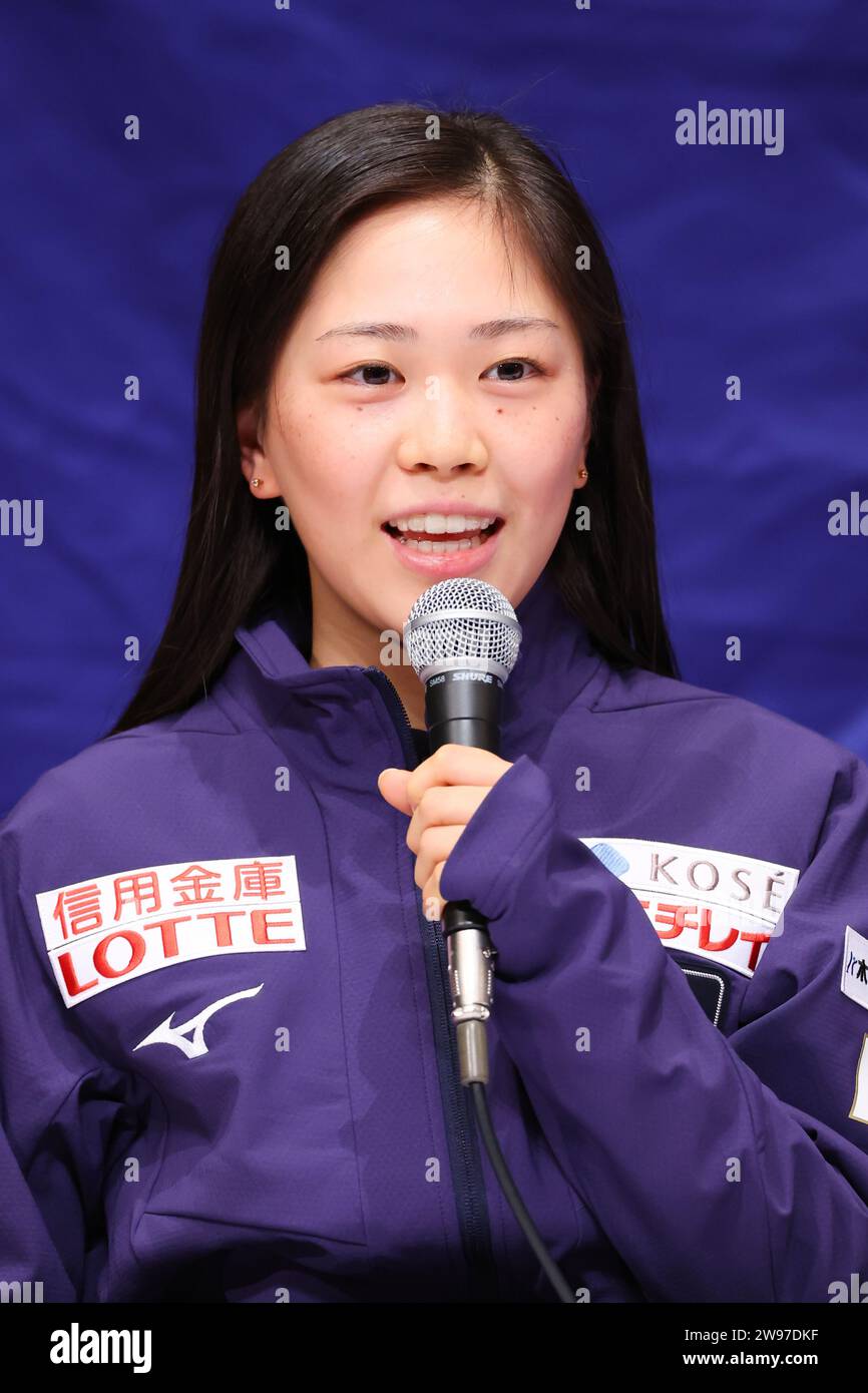 Nagano, Japan. 25th Dec, 2023. Hana Yoshida Figure Skating Japan Figure Skating Championships