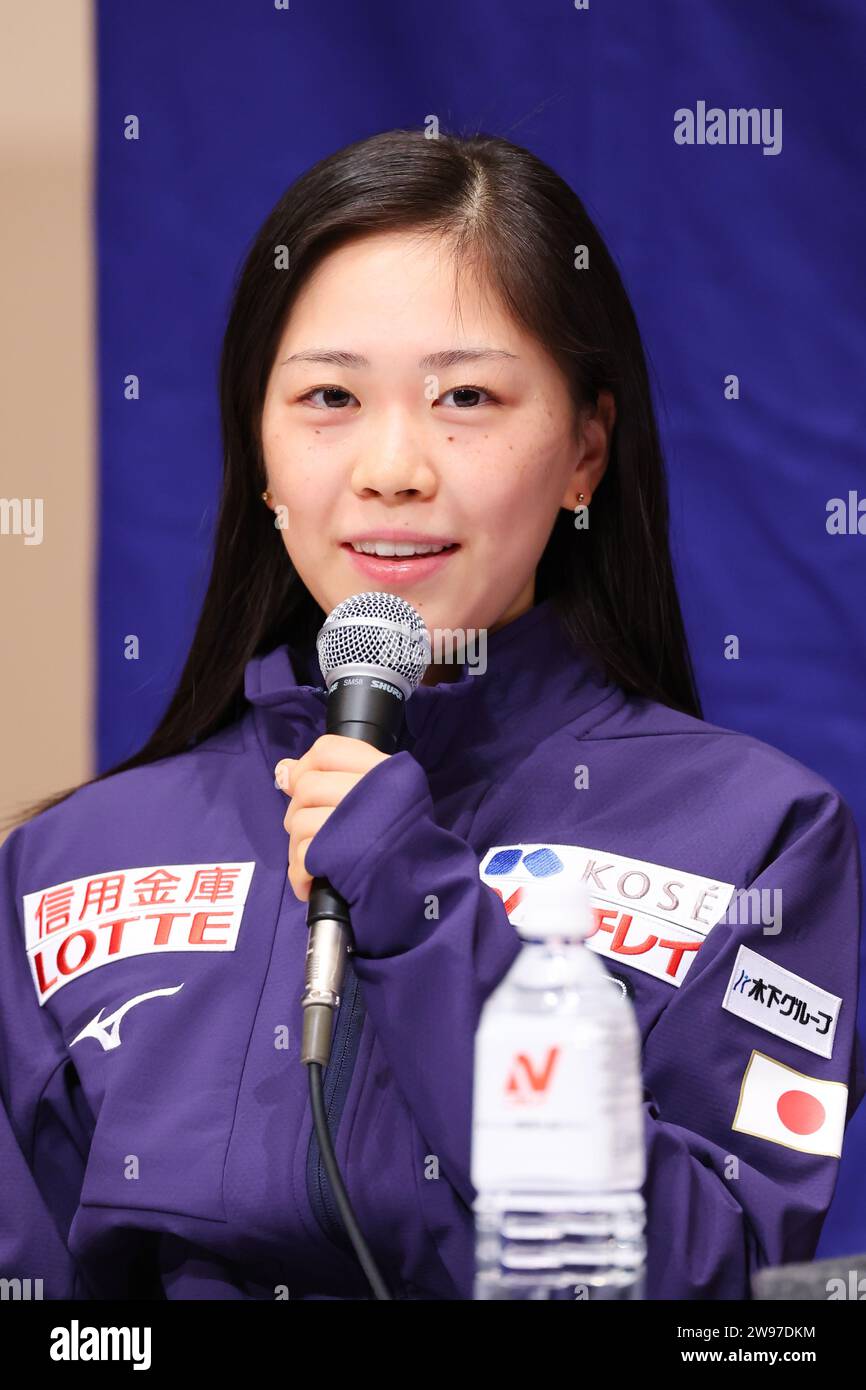 Nagano, Japan. 25th Dec, 2023. Hana Yoshida Figure Skating Japan Figure Skating Championships