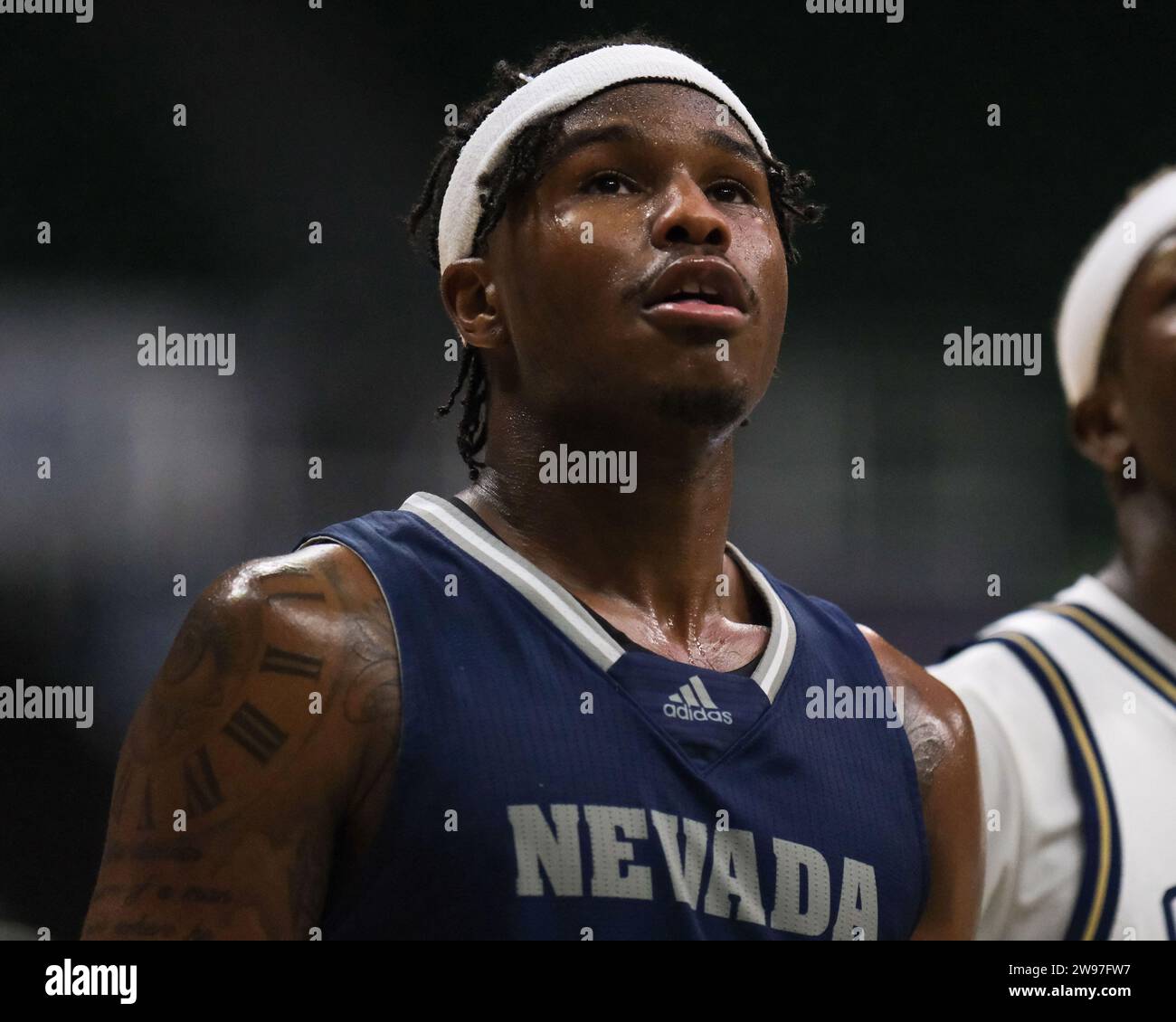 Honolulu, Hawaii, USA. 24th Dec, 2023. Nevada guard Kenan Blackshear