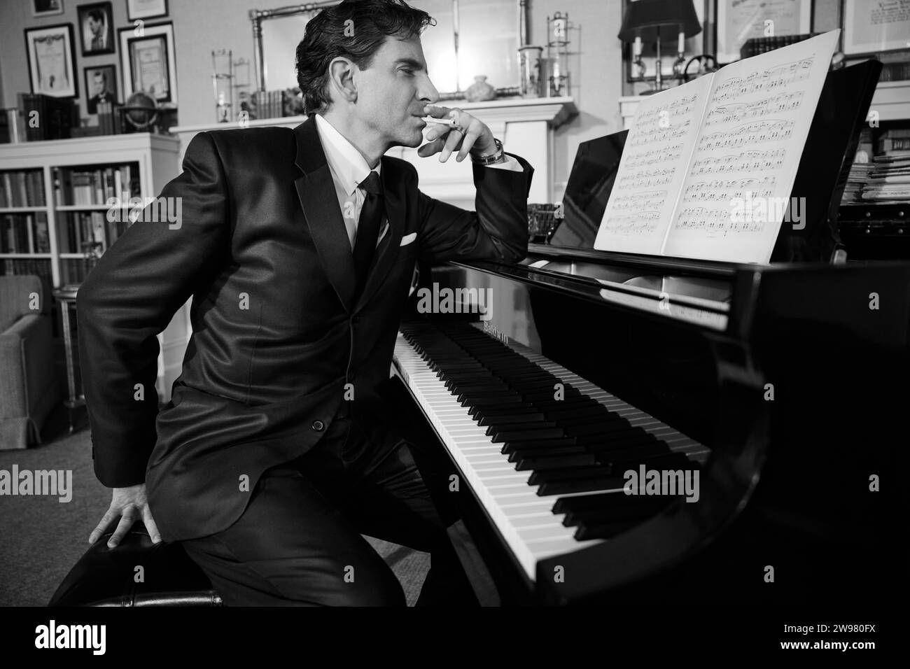 BRADLEY COOPER in MAESTRO (2023), directed by BRADLEY COOPER. Credit ...
