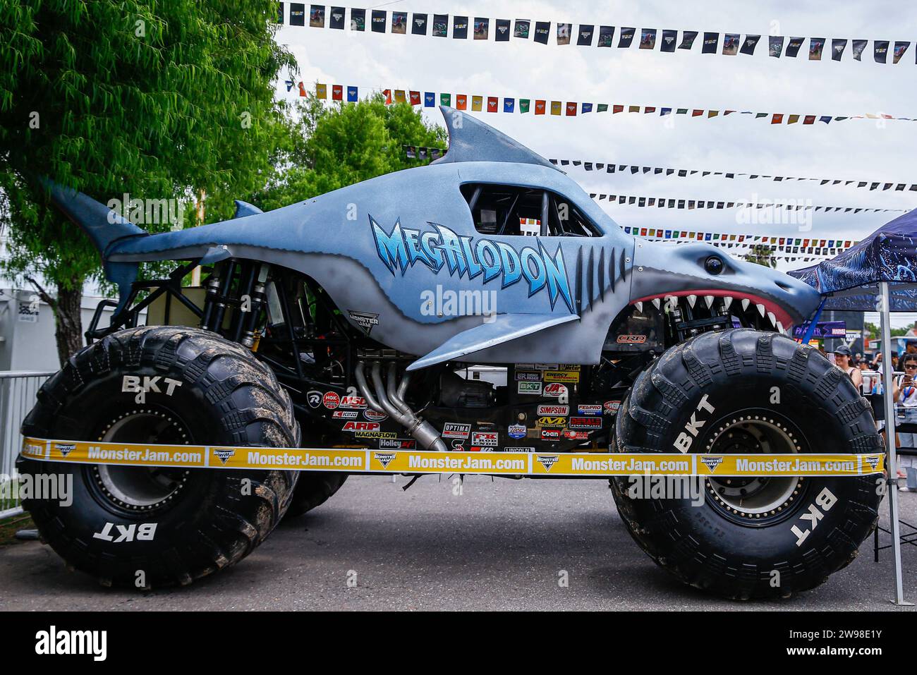 Monster trucks from Monsterjam in La Plata Buenos Aires Stock Photo