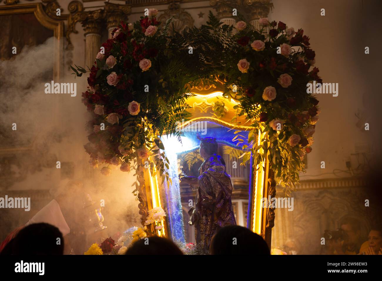 Salvador Bahia Brazil December 13 2023 Statue Of Santa Luzia Is salvador-bahia-brazil-december-13-2023-statue-of-santa-luzia-is