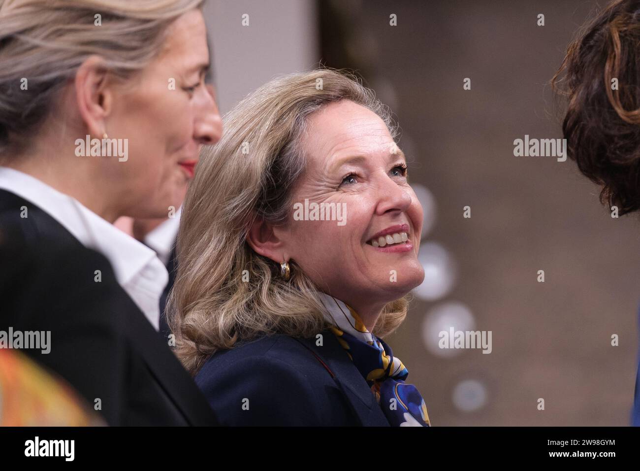 Nadia calvi o attend the closure concert of the spanish presidency of