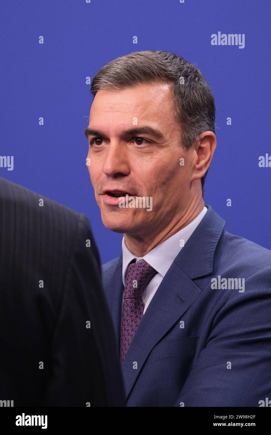 Prime minister pedro sanchez attends the closure concert of the spanish