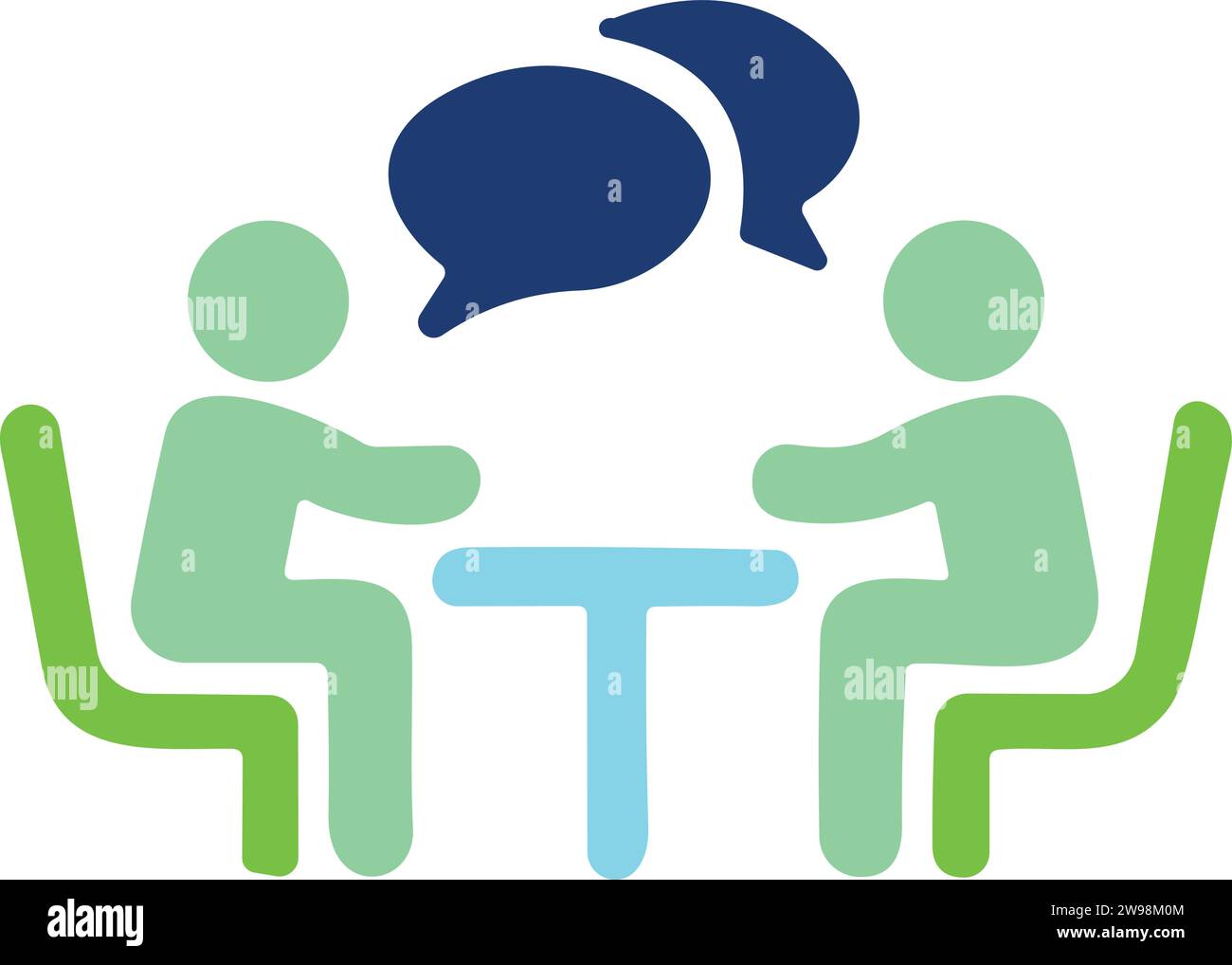 conversation sign | Conference icon, Business meeting | Group of people chat Stock Vector