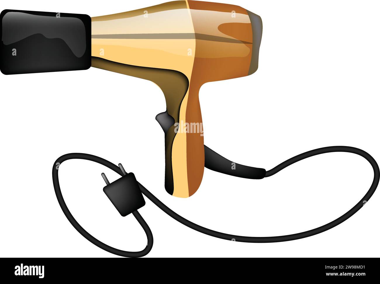 VECTOR HAIR DRYER Stock Vector
