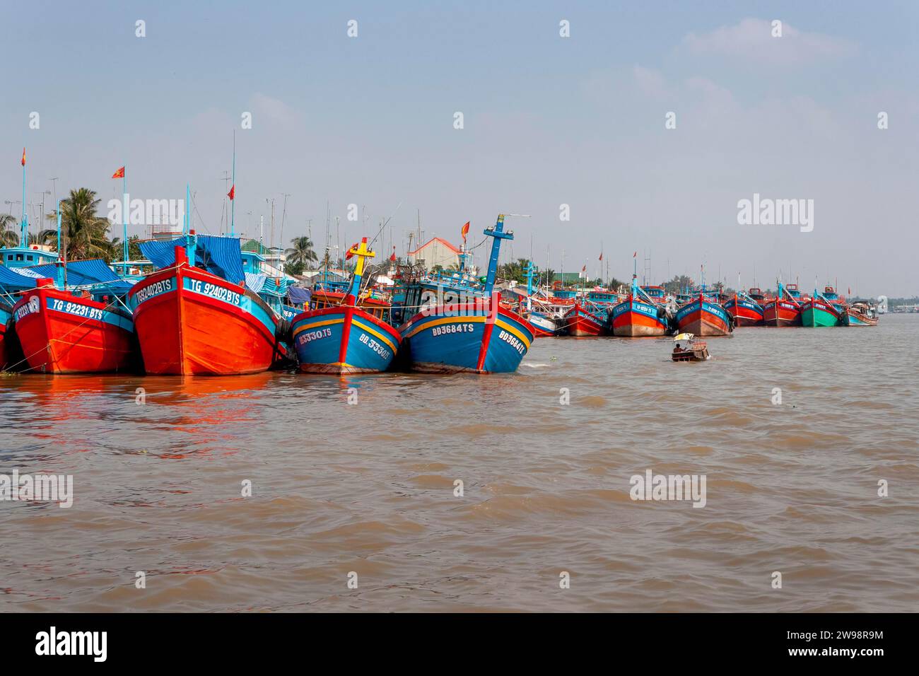Boats on the Mekong, Mekong Delta, Vietnam Stock Photo - Alamy