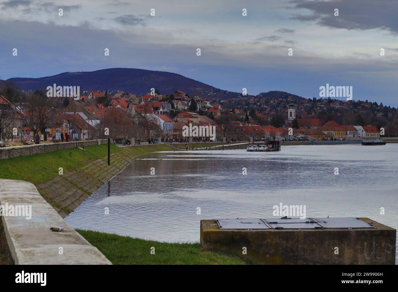 Dec, 25, 2023. Szentendre, Hungary weather, the day after Christmas the