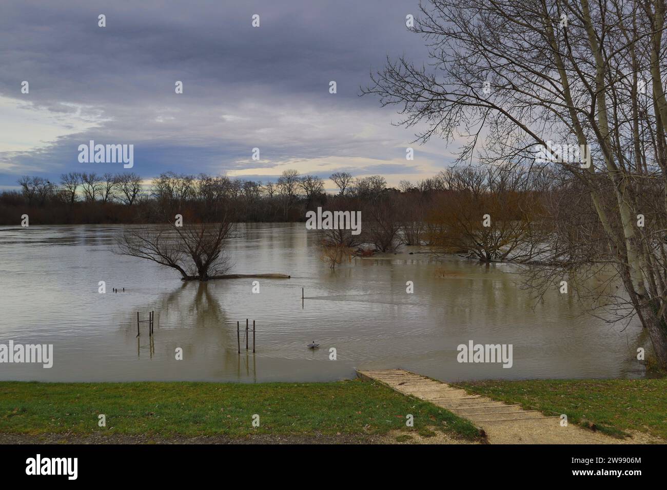 Dec, 25, 2023. Szentendre, Hungary weather, the day after Christmas the