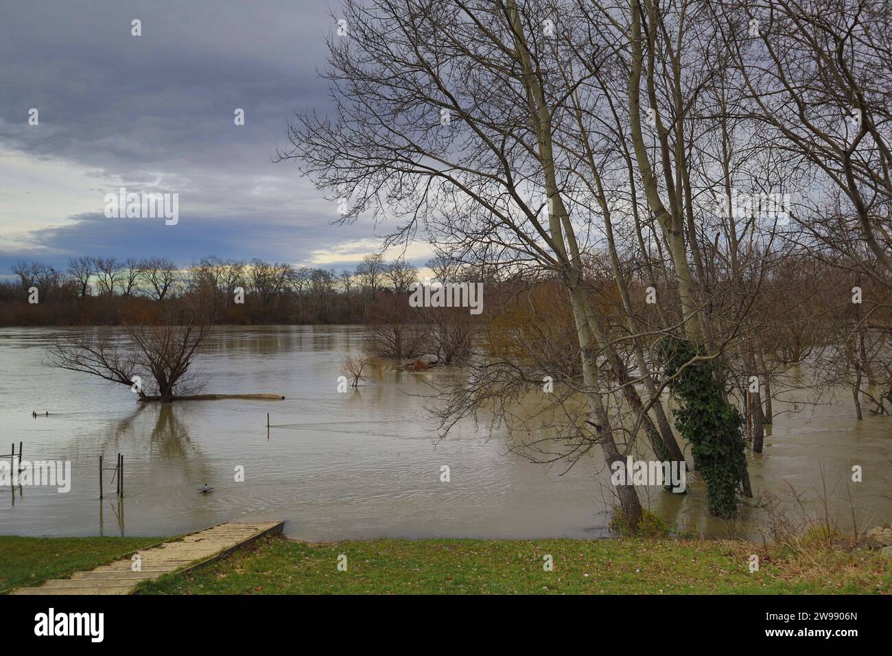 Dec, 25, 2023. Szentendre, Hungary weather, the day after Christmas the