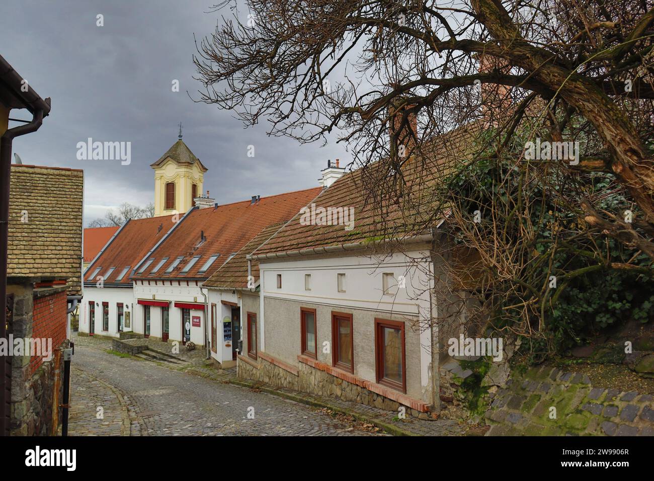 Dec, 25, 2023. Szentendre, Hungary weather, the day after Christmas the